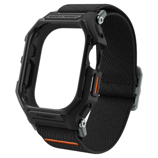Калъф за Apple Watch Ultra / Ultra 2 + каишка - Spigen Lite Fit Pro - Matte Black