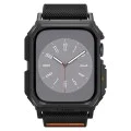 Протектор за Apple Watch 4 / 5 / 6 / SE / SE 2 / 7 / 8 / 9 (44 / 45mm) + каишка - Spigen Lite Fit Pro - Matte Black