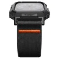 Протектор за Apple Watch 4 / 5 / 6 / SE / SE 2 / 7 / 8 / 9 (44 / 45mm) + каишка - Spigen Lite Fit Pro - Matte Black