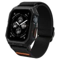 Протектор за Apple Watch 4 / 5 / 6 / SE / SE 2 / 7 / 8 / 9 (44 / 45mm) + каишка - Spigen Lite Fit Pro - Matte Black