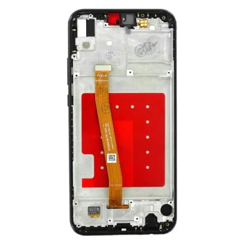 IPS LCD IPS сензорен екран със сензорен екран и рамка Съвместим с Huawei P20 lite - OEM (09487) - черен