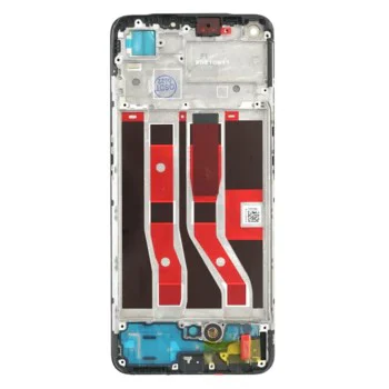 Екран с тъчскрийн и рамка, съвместим с Oppo A74 4G - OEM (17948) - черен
