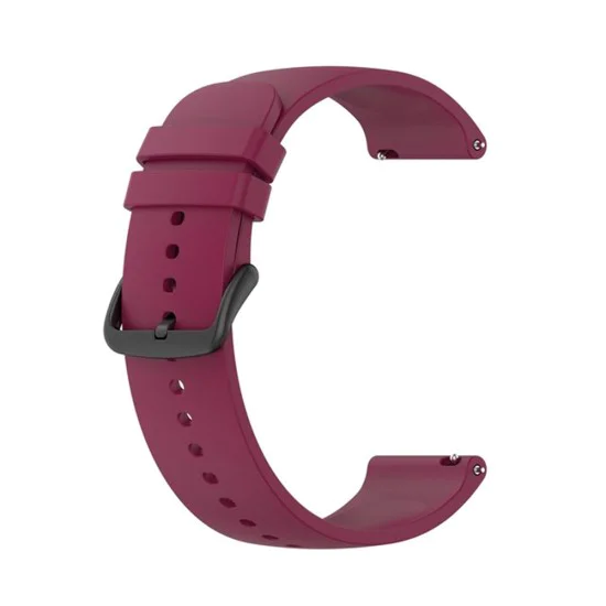 Каишка за часовник за Samsung Galaxy Watch (46 мм) / Gear S3, Huawei Watch GT GT / GT 2 / GT 2e / GT 2 Pro / GT 3 (46 мм) - Каишка за часовник 22 мм (W001) - Тъмночервен