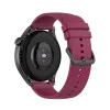 Каишка за часовник за Samsung Galaxy Watch (46 мм) / Gear S3, Huawei Watch GT GT / GT 2 / GT 2e / GT 2 Pro / GT 3 (46 мм) - Каишка за часовник 22 мм (W001) - Тъмночервен