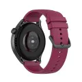 Каишка за часовник за Samsung Galaxy Watch (46 мм) / Gear S3, Huawei Watch GT GT / GT 2 / GT 2e / GT 2 Pro / GT 3 (46 мм) - Каишка за часовник 22 мм (W001) - Тъмночервен