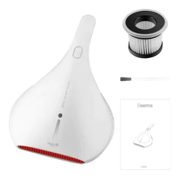 Deerma - Препарат за почистване на акари (CM800) - UV светлина, 13000Pa, HEPA, 450W - Бял