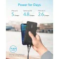 Външна батерия Type-C, 2x USB, 20000mAh - Anker PowerCore III (A1365G11) - Черен
