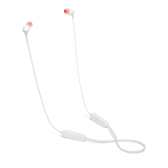 Bluetooth 4.2 слушалки за поставяне в ушите - JBL (Tune 115BT) - бели