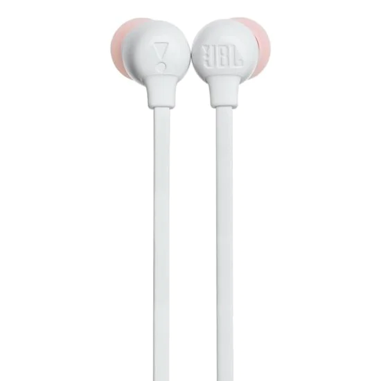 Bluetooth 4.2 слушалки за поставяне в ушите - JBL (Tune 115BT) - бели