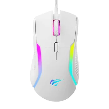 Геймърска мишка – Havit (MS1033) – RGB, 800-8000 DPI, 9 бутона – Бяла
