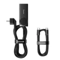 GaN3 Pro 100W зарядно/захранващ кабел - Baseus (PSZM000401) - черен