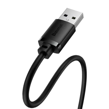 USB към USB удължителен кабел, 1 м - Baseus (B00631103111-00) - черен
