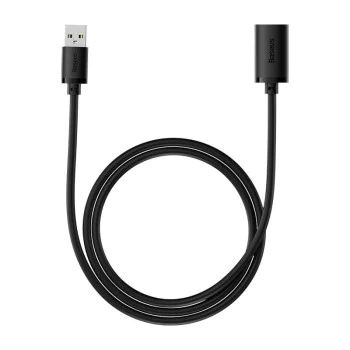 USB към USB удължителен кабел, 1 м - Baseus (B00631103111-00) - черен