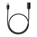 USB към USB удължителен кабел, 0,5 м - Baseus (B00631103111-01) - черен