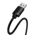 USB към USB удължителен кабел, 0,5 м - Baseus (B00631103111-01) - черен