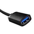 USB към USB удължителен кабел, 0,5 м - Baseus (B00631103111-01) - черен