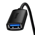 USB към USB удължителен кабел, 0,5 м - Baseus (B00631103111-01) - черен