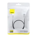 USB към USB удължителен кабел, 0,5 м - Baseus (B00631103111-01) - черен
