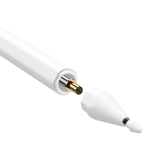 Магнитен стилус с LED индикатор за iPad - Baseus (P8001580802213-02) - Бял