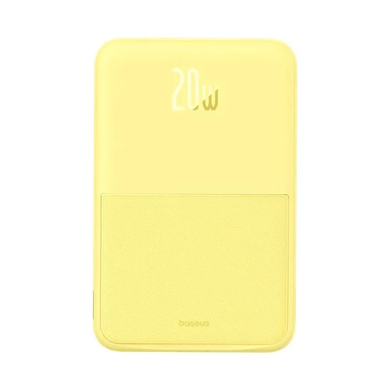 Външна батерия MagSafe 5000mAh, 20W - Baseus PPCXZ05 (P10064101Y23-00) - Жълта