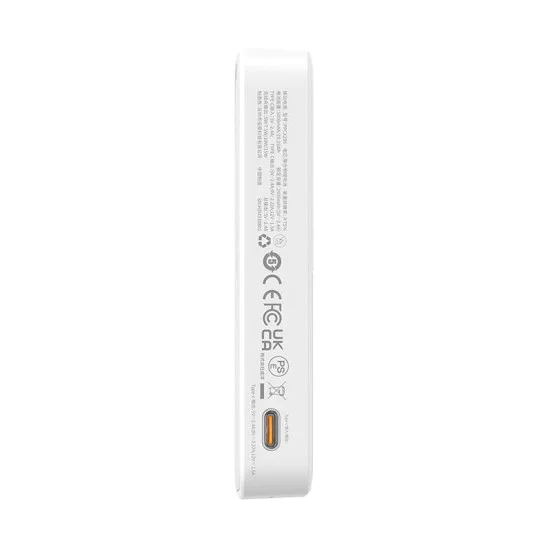 Magsafe външна батерия 5000mAh, 20W - Baseus PPCXZ05 (P10064101223-00) - бяла