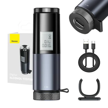 Тахограф с USB-C дисплей - Baseus (CRCX-01) - черен