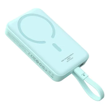 Външна батерия MagSafe, USB-C, Lightning, 30W, 10000mAh - Baseus Magnetic Mini (P1002210B333-00) - син