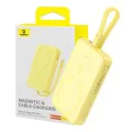 MagSafe External Battery Pack, USB-C, 10000mAh, 20W - Baseus Magnetic Mini (P10022109Y23-00) - Жълт