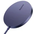 Безжично магнитно зарядно устройство, 15 W - Baseus (CCJJ040205) - Прашно лилаво