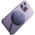 Безжично магнитно зарядно устройство, 15 W - Baseus (CCJJ040205) - Прашно лилаво