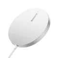 Безжично магнитно зарядно устройство, 15 W - Baseus (CCJJ040012) - сребристо