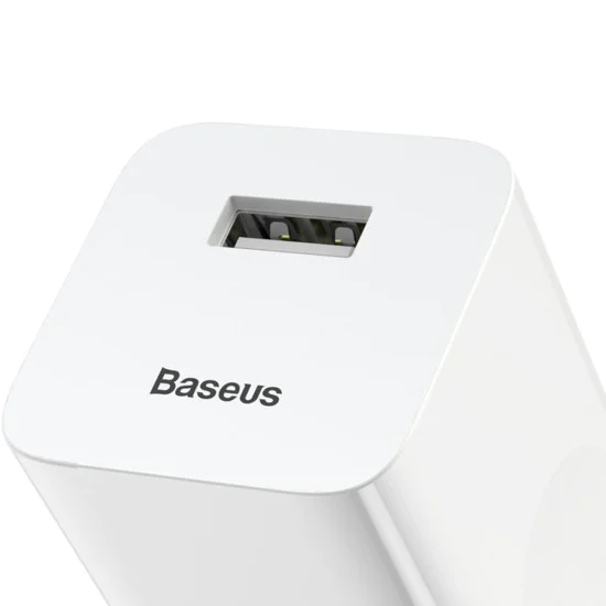 Quick Charge 3.0 USB зарядно - Baseus (CCALL-BX02) - бяло