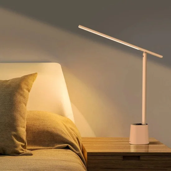 Акумулаторна настолна лампа, 2200mAh - Baseus Smart Eye (DGZG-02) - бяла