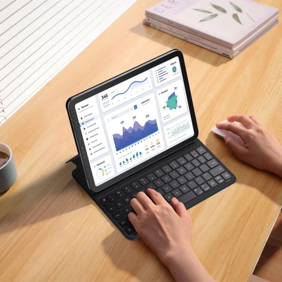 Калъф за iPad Air 4 / 5 (2020/2022) / iPad Pro 11 (2018 / 2020 / 2021 / 2022) - Baseus Brilliance Magnetic Keyboard Keyboard Case (P40112602111-03) - Черен