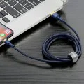 USB към Lightning кабел, QC3.0, 1.5A, 2m - Baseus (CALKLF-CV3) - Син / Златен