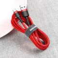 Кабел USB към Type-C, Fast Charge, QC3.0, QC3.0, 3A, 1m - Baseus Cafule (CATKLF-B09) - Червен