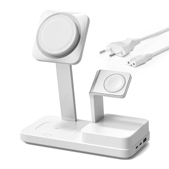 6in1 MagSafe 100W MagSafe 6in1 зарядна станция - ESR (6E007) - Бял
