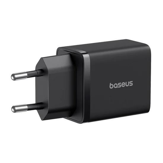USB зарядно, Type-C, бързо зареждане 30W - Baseus (P10111404113-00) - клъстерно черно