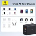 USB зарядно, Type-C, бързо зареждане 30W - Baseus (P10111404113-00) - клъстерно черно