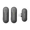 Yesido - Лавалиер микрофон 2 в 1 (KR16) - Lightning, 70mAh, безжичен, 2.4GHz - черен