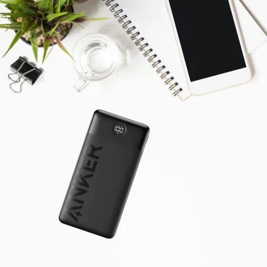 Външна USB батерия, Type-C, 20000mAh, 15W - Anker PowerCore 326 (A1367G11) - Черен