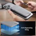 Държач за портфейл от еко кожа - ESR държач MagSafe HaloLock - естествен титан