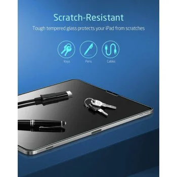 Протектор за iPad Pro 12.9 2018 / 2020 / 2021 / 2022 (комплект 2) - ESR закалено стъкло 9H - прозрачно