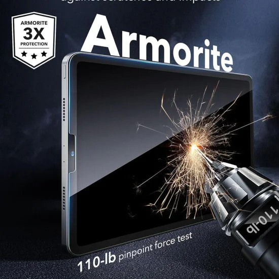 Протектор за iPad Air 4 / 5 (2020/2022) / iPad Pro 11 (2018 / 2020 / 2021 / 2022) (комплект 2) - ESR Armorite Screen Protector - Clear