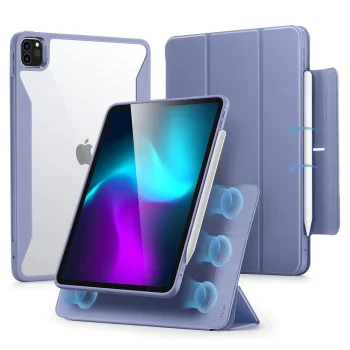 Калъф за iPad Pro 11 (2024) - ESR Rebound Hybrid - Лавандула