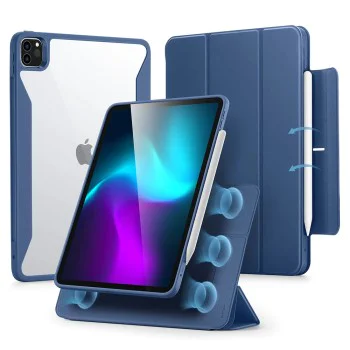 Калъф за iPad Pro 11 (2024) - ESR Rebound Hybrid - Navy Blue