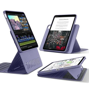 Калъф за iPad Air 13 (2024) - ESR Shift Magnetic - Лилав