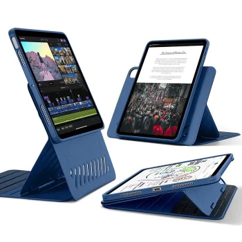 Калъф за iPad Air 13 (2024) - ESR Shift Magnetic - син