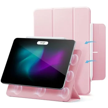 Калъф за iPad Pro 11 (2024) - ESR Rebound Magnetic - Розов