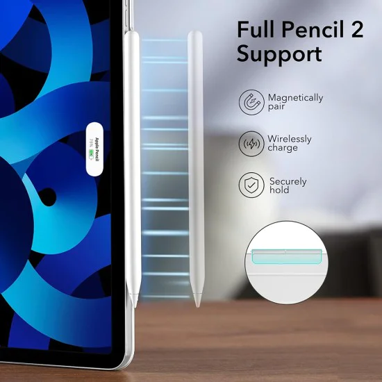 Калъф за iPad Pro 11 2018 / iPad Air 4 / 5 / 11 (2020/2022/2024) - ESR Rebound Magnetic - Бял
